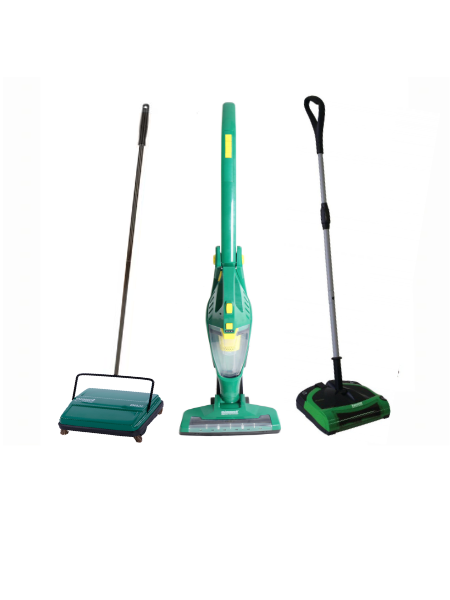 Cordless Rechargeable Floor & Carpet Sweeper – 45” Adjustable Spin Mop/Vacuum