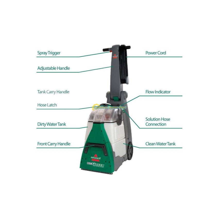 BISSELL BG10 BigGreen Commercial Shampooer with Upholstery Tool Hose Kit