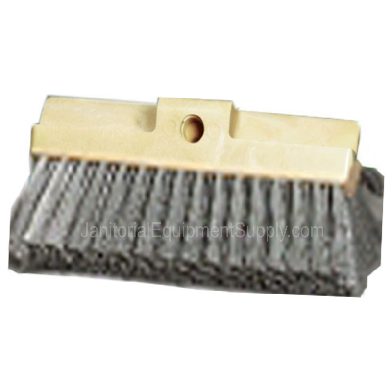 10 inch Wash Brush | Medium Soft Gray Styrene Bristles