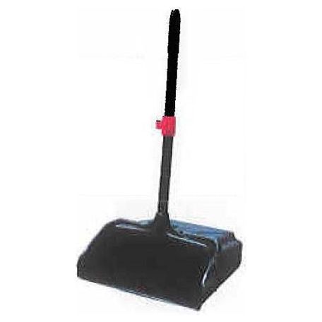 12" Lobby Dust Pan Free Standing with Aluminum Handle 5 Pack