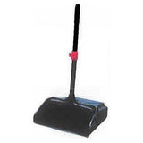12" Lobby Dust Pan with Wheels Free Standing Aluminum Handle 5 Pack
