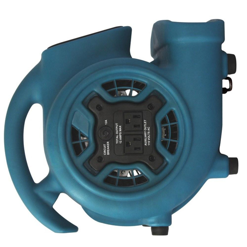 XPOWER® P-230AT-BLUE | Mini Air Mover 1/5 HP 3 Speeds with 3HR Timer