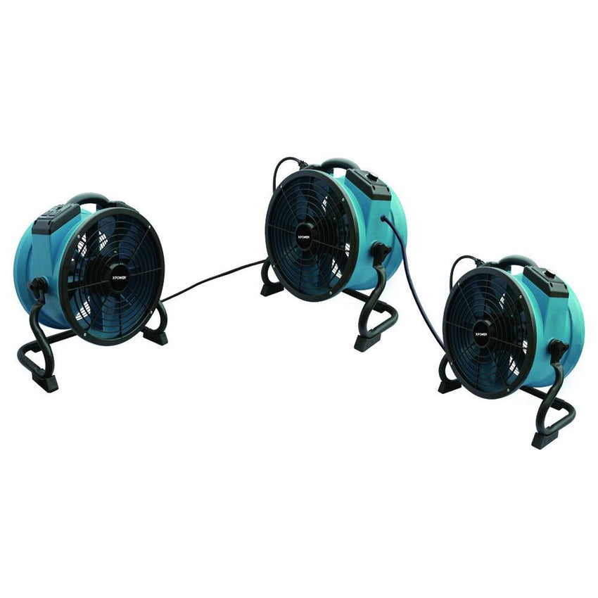 XPOWER® X-39AR | Axial Fan with Built-In Power Outlets 1/4 HP
