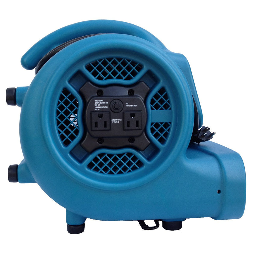 XPOWER® X-400A | Air Mover Floor Dryer 1/4 HP with Power Outlet