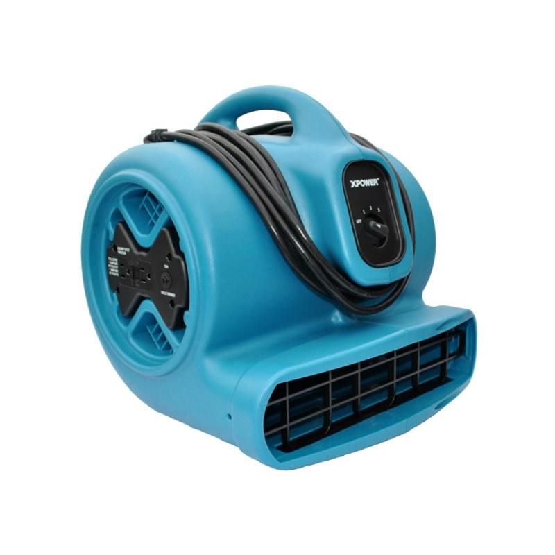 XPOWER® X-600A | Air Mover 1/3 HP Floor Dryer with Power Outlet
