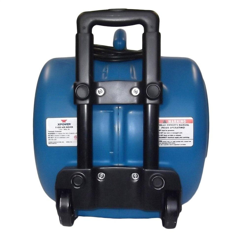 XPOWER® X-830H | Air Mover Floor Dryer 1HP 3600 CFM with Wheels