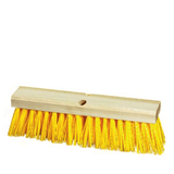 18 inch Stiff Yellow Street Sweeper Push Broom