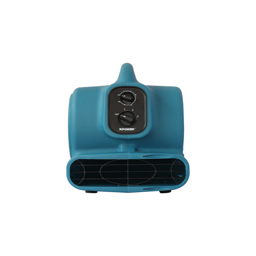 XPOWER® P-230AT-BLUE | Mini Air Mover 1/5 HP 3 Speeds with 3HR Timer