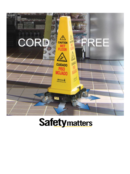 HURRICONE® Cordless Floor Dryer Safety Cone