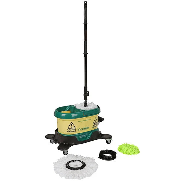 CycloMop®  BISSELL Commercial Spin Mop with Dolly Wheels
