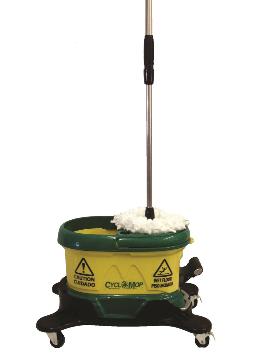 Refurbished CycloMop® Commercial Spin Mop with Dolly Wheels