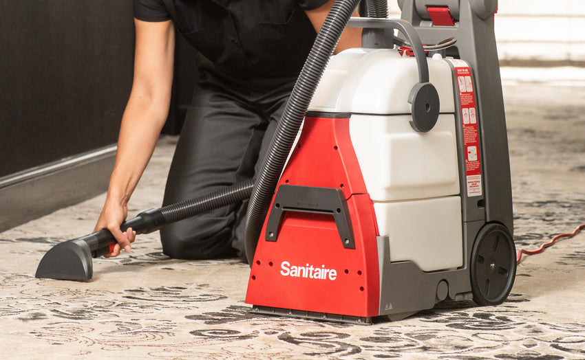 Sanitaire SC6100 Shampooer with Upholstery Tool Hose Kit