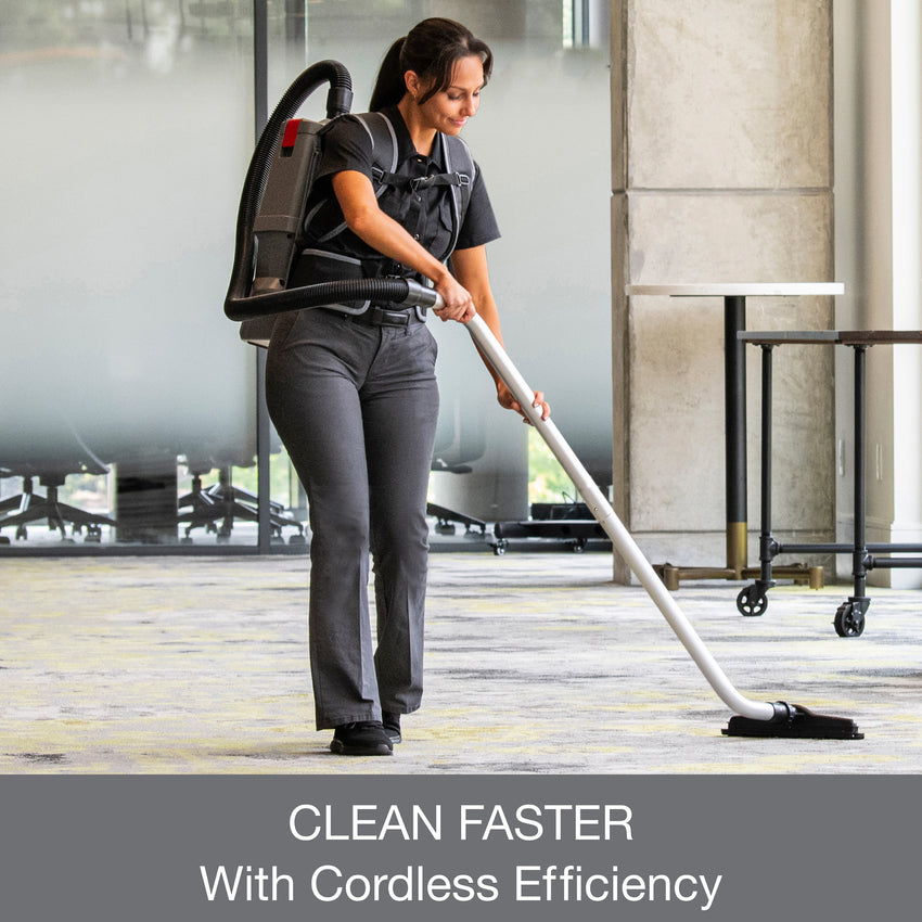 Sanitaire Commercial TRANSPORT SC580A Cordless Backpack Vacuum Cleaner