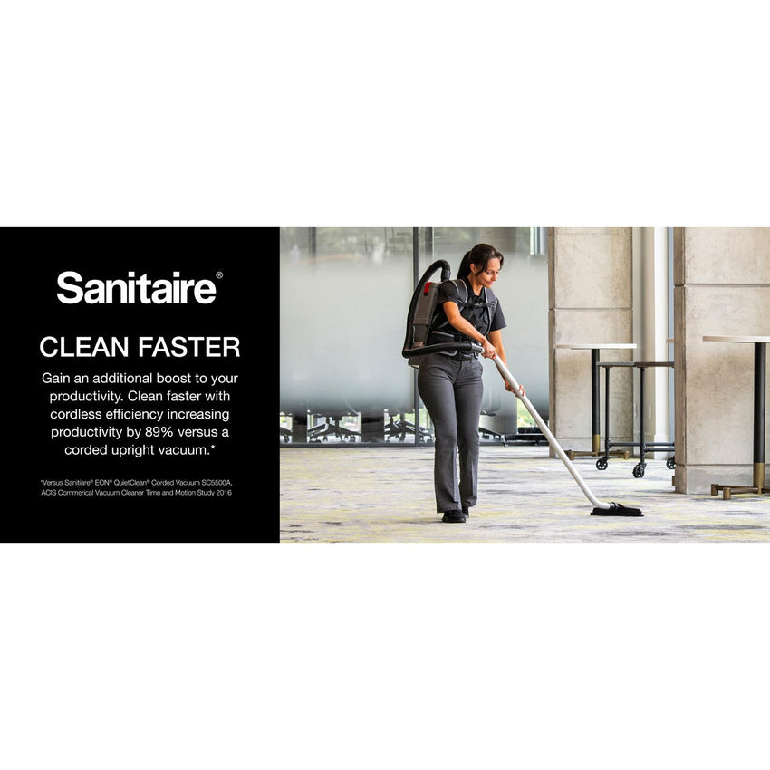 Sanitaire Commercial TRANSPORT SC580A Cordless Backpack Vacuum Cleaner