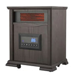 Hercules Heat AGL-03KC Indoor Walnut Heater with Remote and Timer