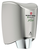 World Dryer SMARTdri Plus K-973P2 Brushed Stainless Steel Hand Dryer