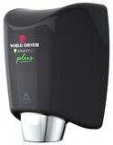 World Dryer SMARTdri Plus K-162P2 Aluminum Black Touchless Hand Dryer