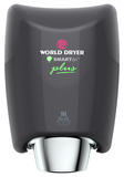 World Dryer SMARTdri Plus K-162P2 Aluminum Black Touchless Hand Dryer