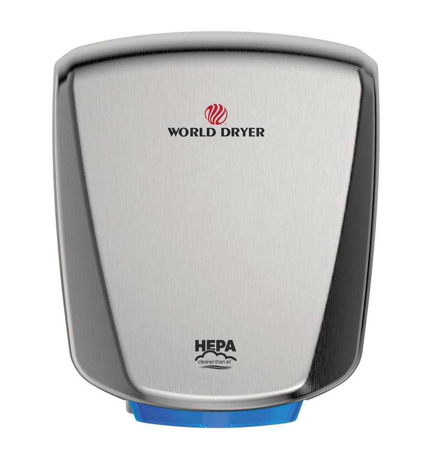 World Dryer VERDEdri Automatic Hand Dryer With Hepa Filtration