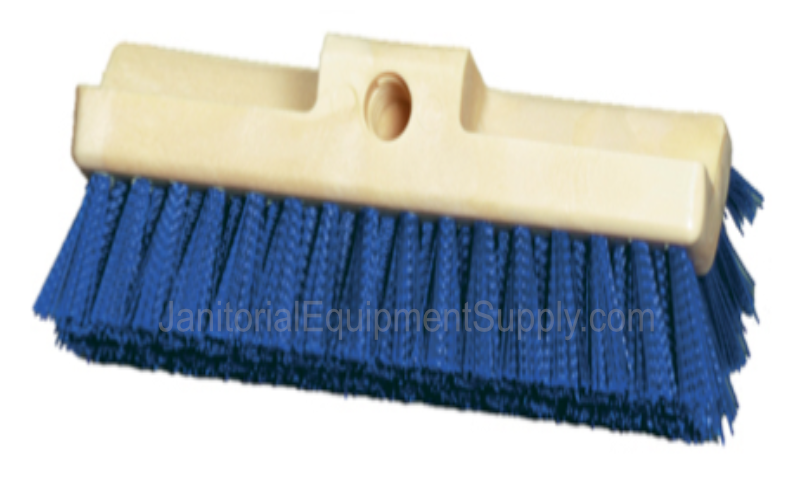 Bi-Level Deck Scrub Brush - 10, Blue - ULINE - H-3537
