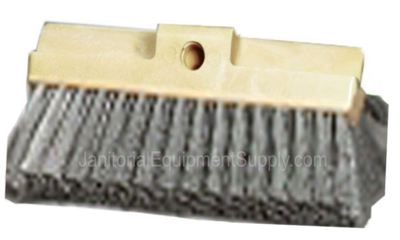 10 inch Wash Brush | Medium Soft Gray Styrene Bristles