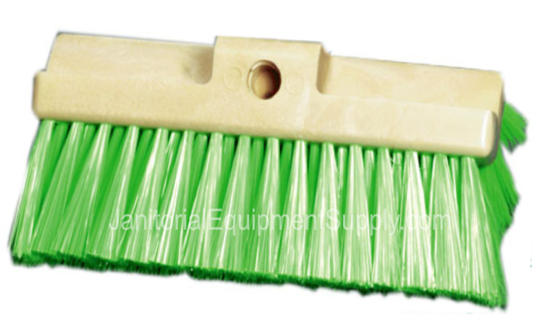 10 inch Wash Brush | Soft Green Polyester Bristles