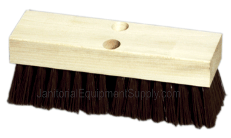 10 inch Wood Block Deck Scrub Brush | 5 Pack