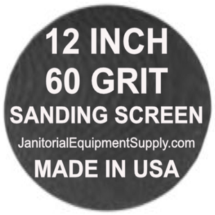 12 inch 60 Grit Sanding Screen Disc 5pk