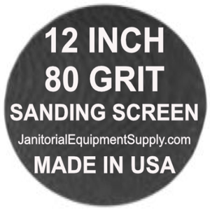 12 inch 80 Grit Sanding Screen Disc 5pk