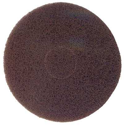 17 inch Brown Pad | Scrubbing Cleaning Pads - 5 pack