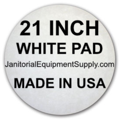 21 inch White Pad | Polishing Buffing Pads - 5 Pack