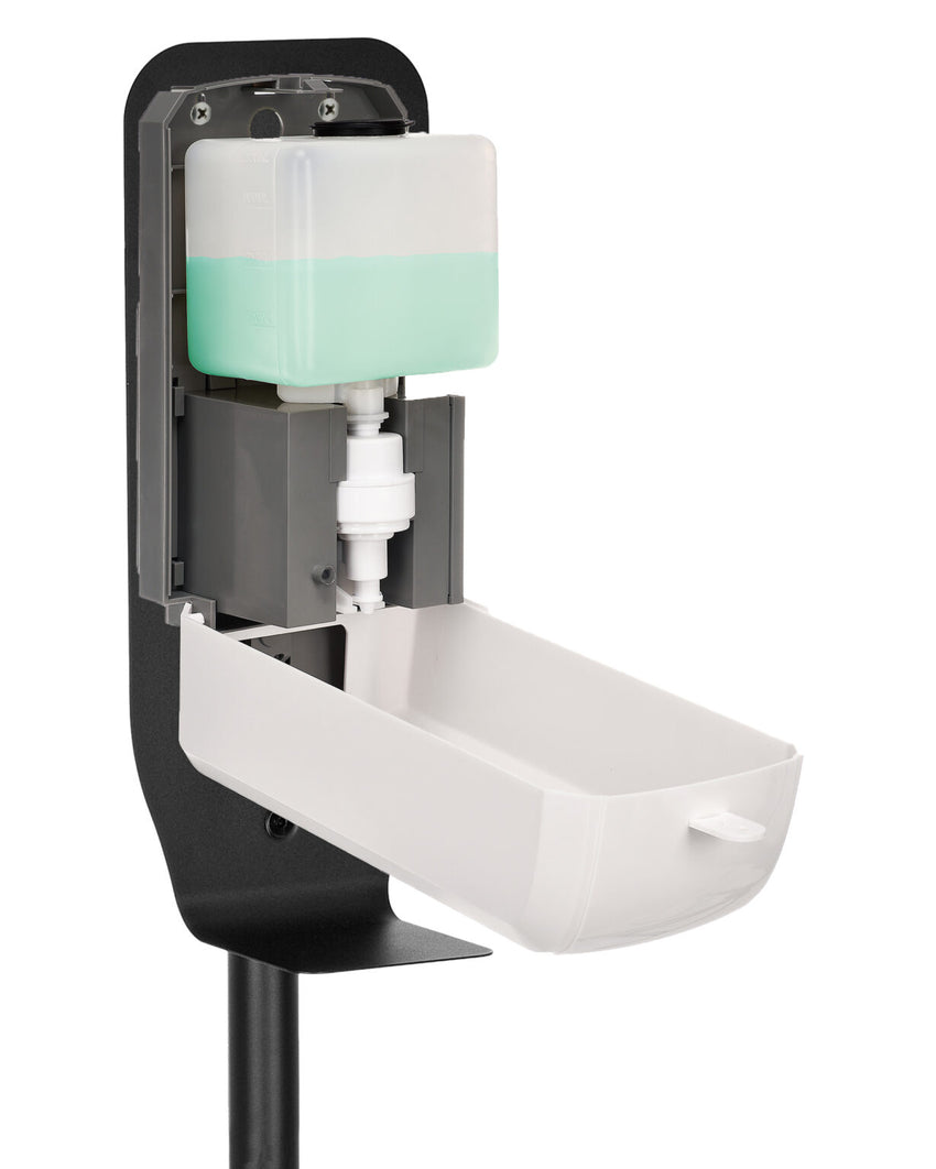 ALPINE Automatic Hands-Free Hand Sanitizer Dispenser with Floor Stand