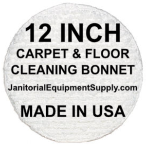 12 inch Floor Cleaning Bonnet | Carpet Bonnet