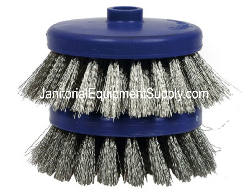 CaddyClean® 4" Stainless Steel Brushes