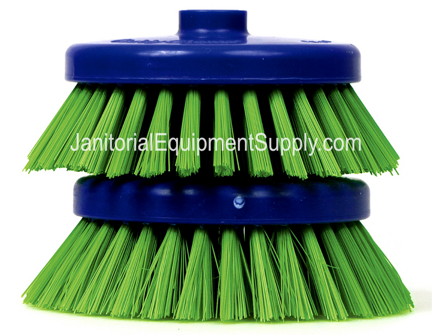 CaddyClean® Green 4" Scrub Brushes 0.40 Medium Duty Bristles