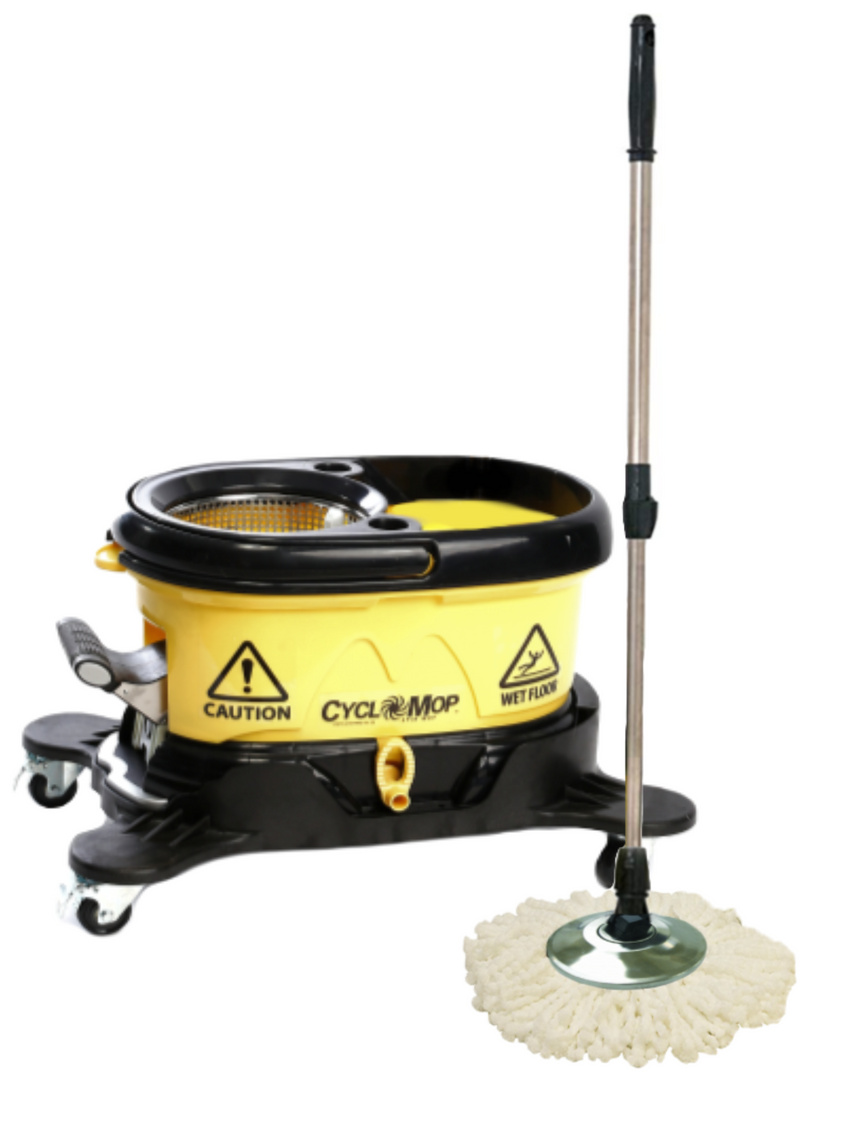 CycloMop® Commercial Spin Mop with Dolly Wheels