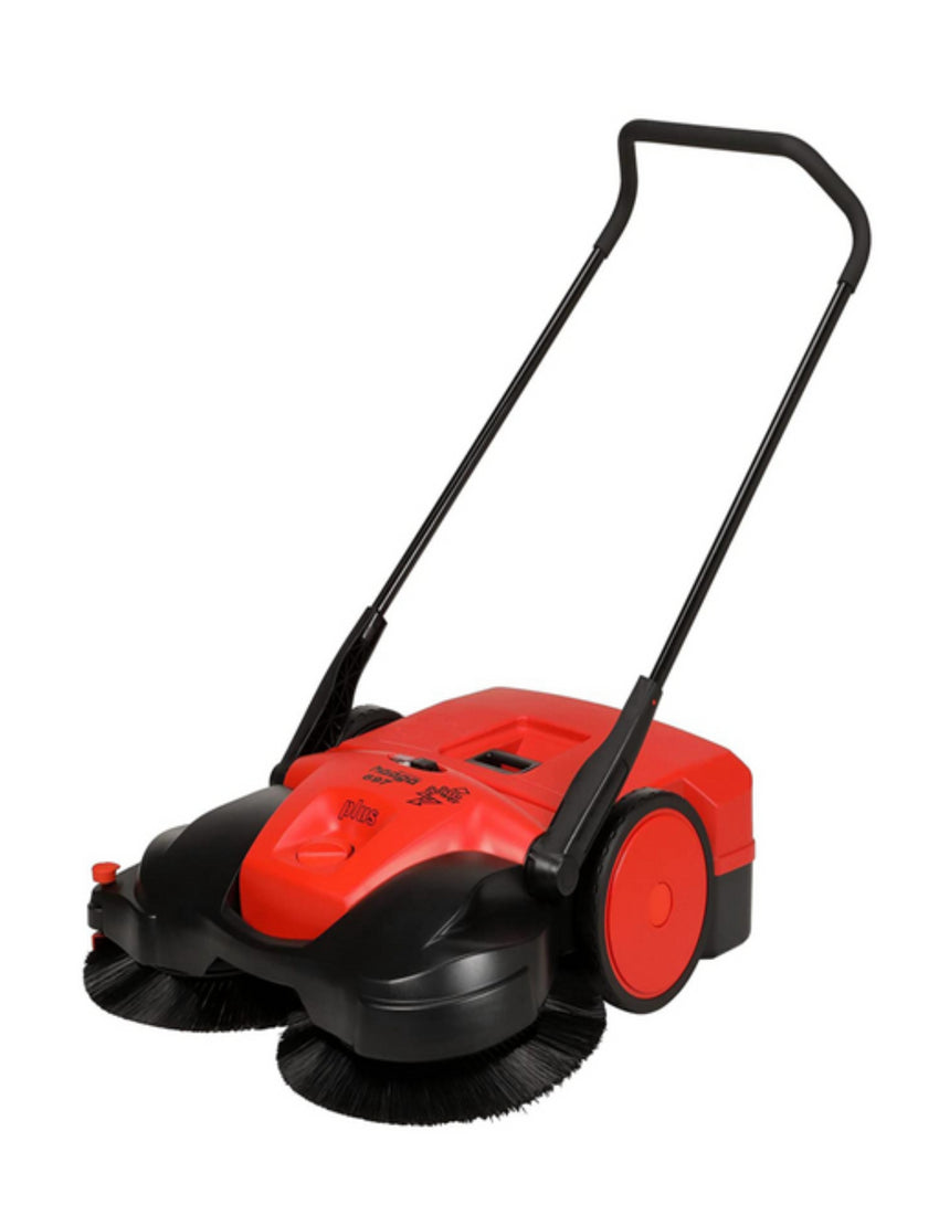 HAAGA® 697 Sweeper Outdoor / Indoor 38" Battery Push Sweeper