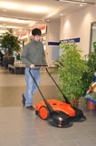 HAAGA® 697 Sweeper Outdoor / Indoor 38" Battery Push Sweeper