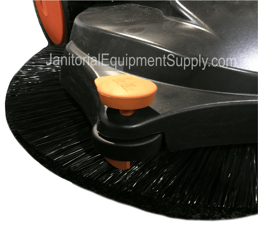 HAAGA 355 SWEEPER ISWEEP RIGHT CORNER ROLLER ALLOWS FOR CLEANING RIGHT UP TO A CURB OR WALL
