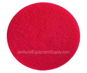 Motor Scrubber 8 inch Red Cleaning Pad