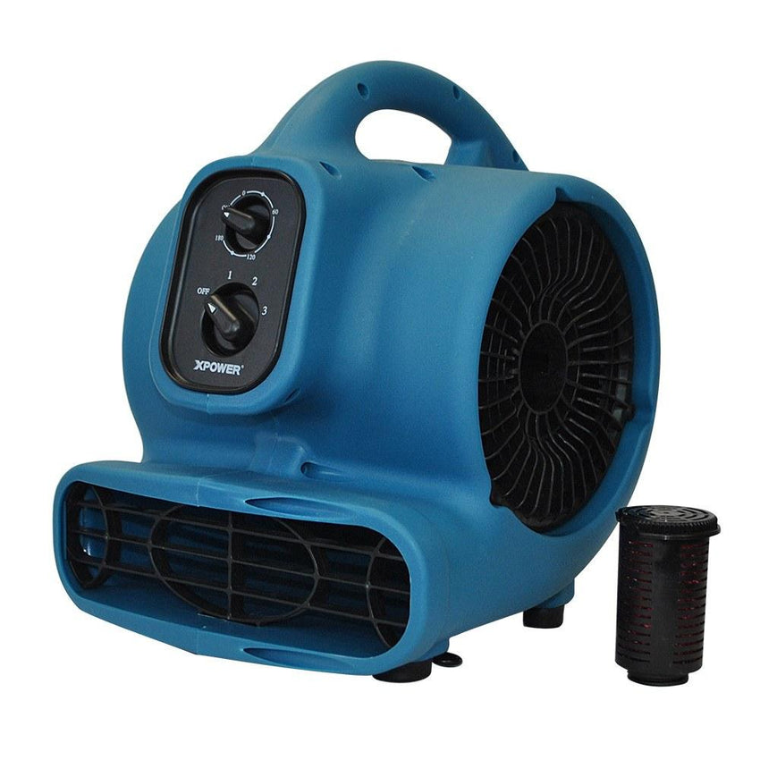 XPOWER® P-450NT | Floor Dryer Air Mover 1/3 HP with Scent Cartridge