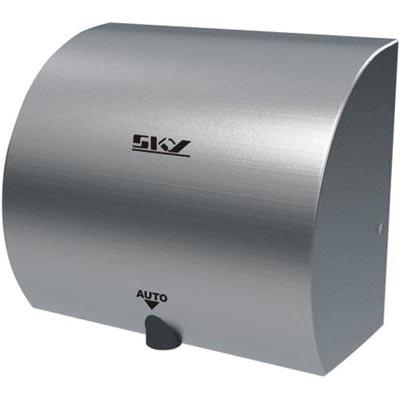 SKY® Electric Wall Hand Dryer Rounded Stainless Steel Finish