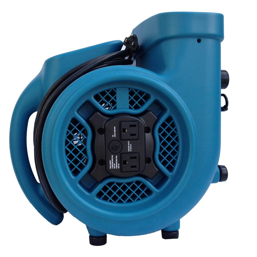 XPOWER® X-400A | Air Mover Floor Dryer 1/4 HP with Power Outlet