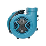 XPOWER® X-600A | Air Mover 1/3 HP Floor Dryer with Power Outlet