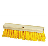 18 inch Stiff Yellow Street Sweeper Push Broom